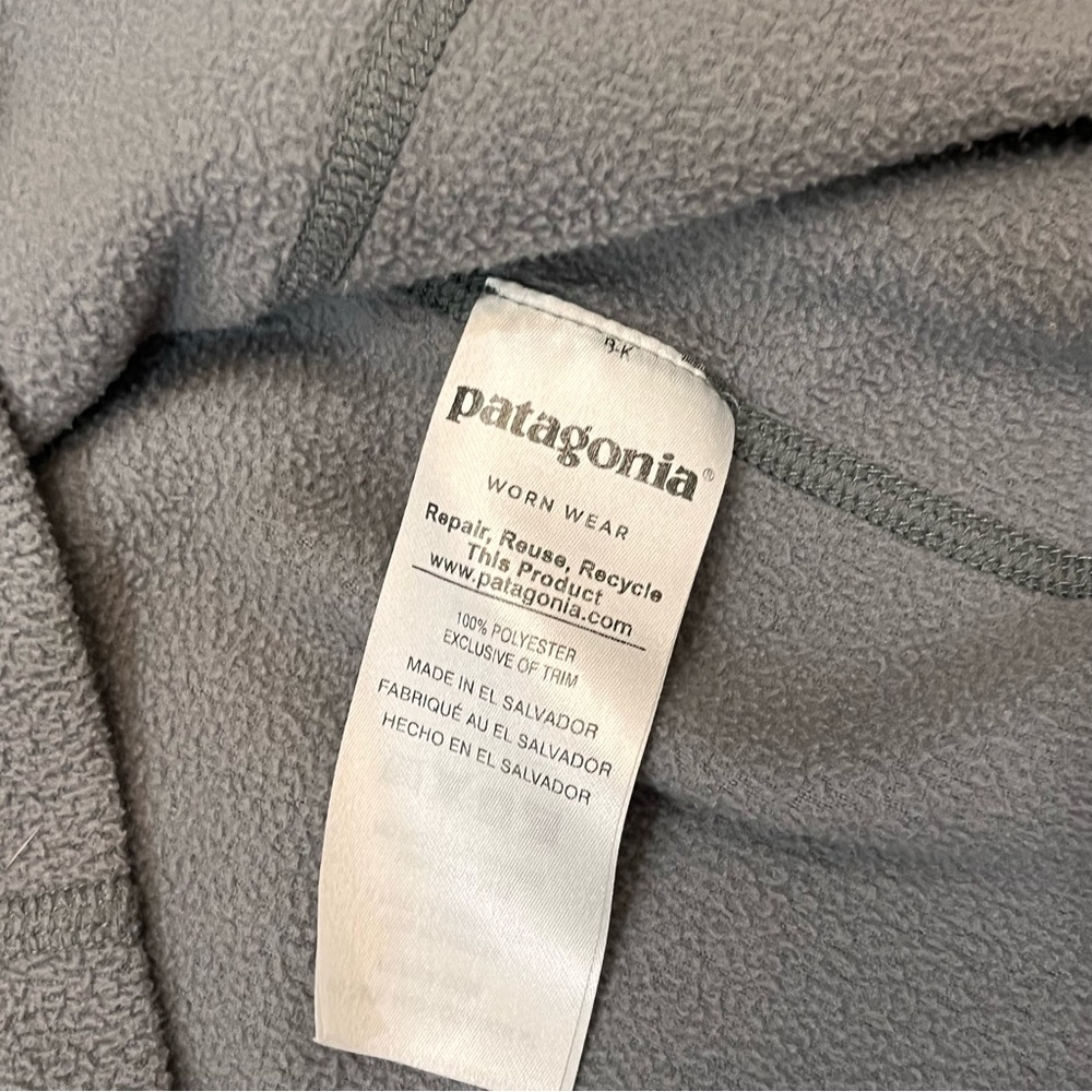 Patagonia Women's Micro D 1/4 Zip gray size small - Picture 6 of 7